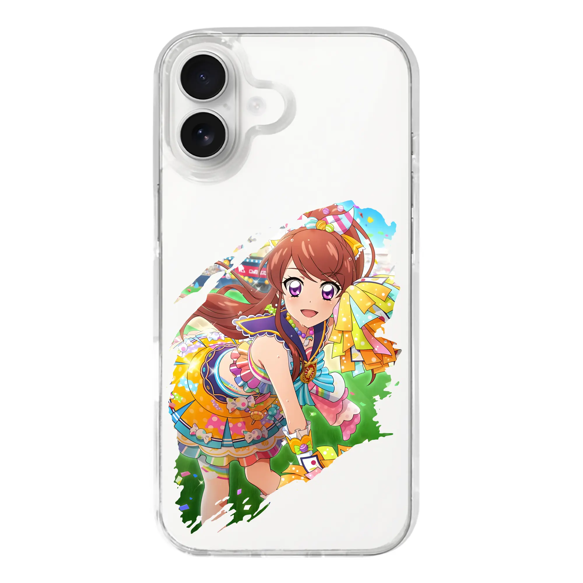 アイカツ グッズ 紫吹 蘭 - iPhone 17シリーズ 透明スマホケース – 薄型・耐衝撃・精密フィット保護カバー